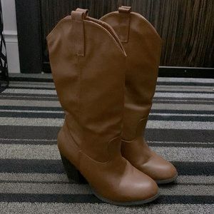 Knee-High Brown Boots